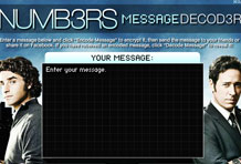 Wireframe Numbers Message Decoder